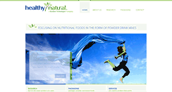 Desktop Screenshot of healthynatural.com