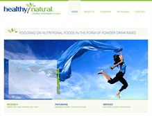 Tablet Screenshot of healthynatural.com